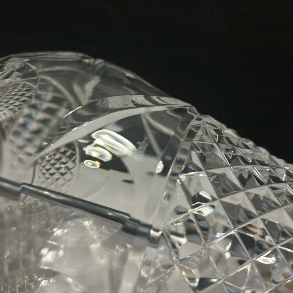 Rare Waterford Fine Crystal Hand-cut Signed Table Lamp 18” - Picture 11 of 15